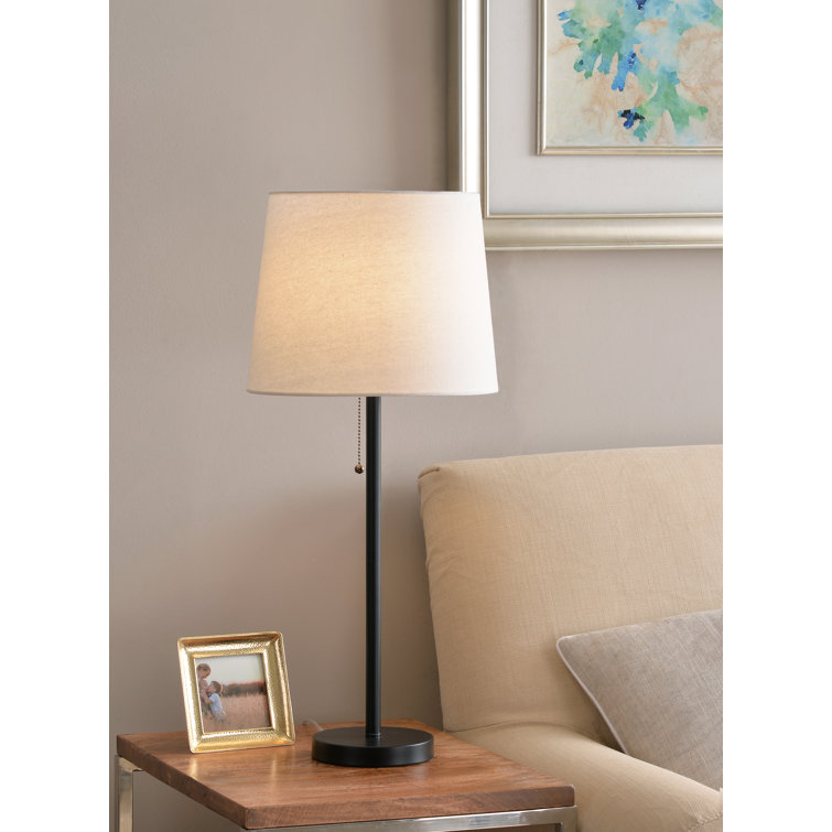 17 Stories Javis 68.5Cm Black Bedside Table Lamp Wayfair.co.uk